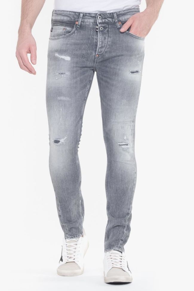 Munoz 900/15 tapered jeans destroy gris N°3