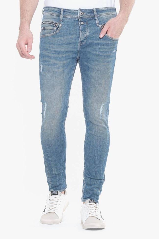 Varel 900/15 Tapered jeans destroy bleu N°3