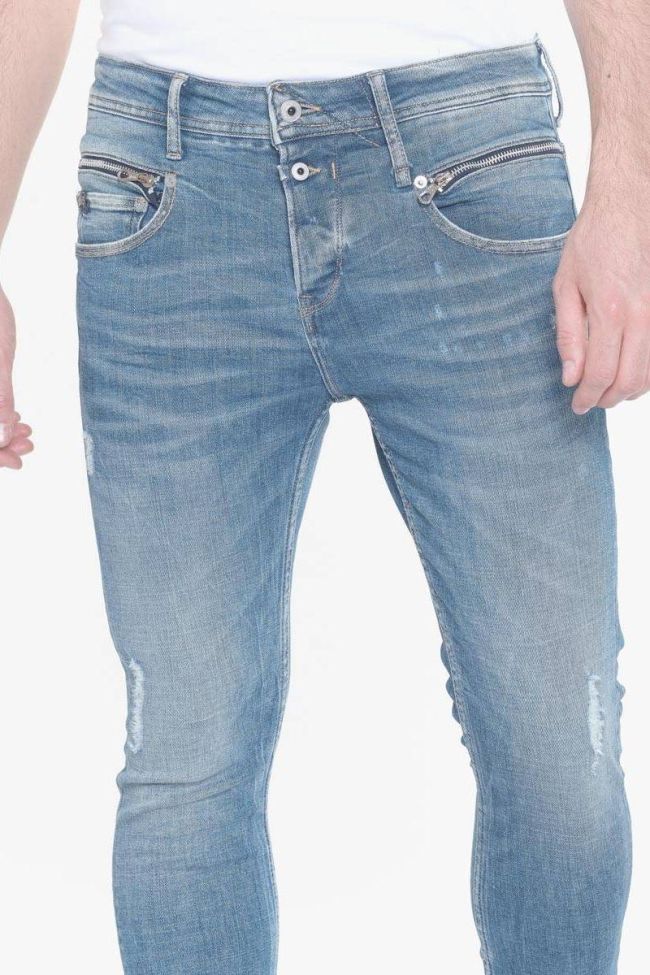 Varel 900/15 Tapered jeans destroy bleu N°3
