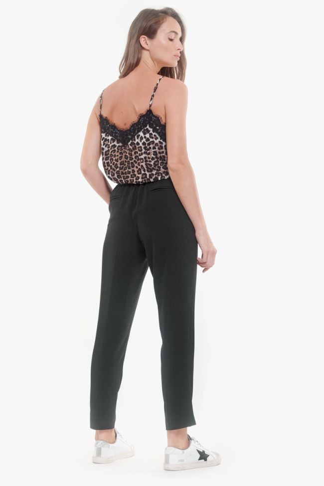Pantalon Magy noir à paillettes