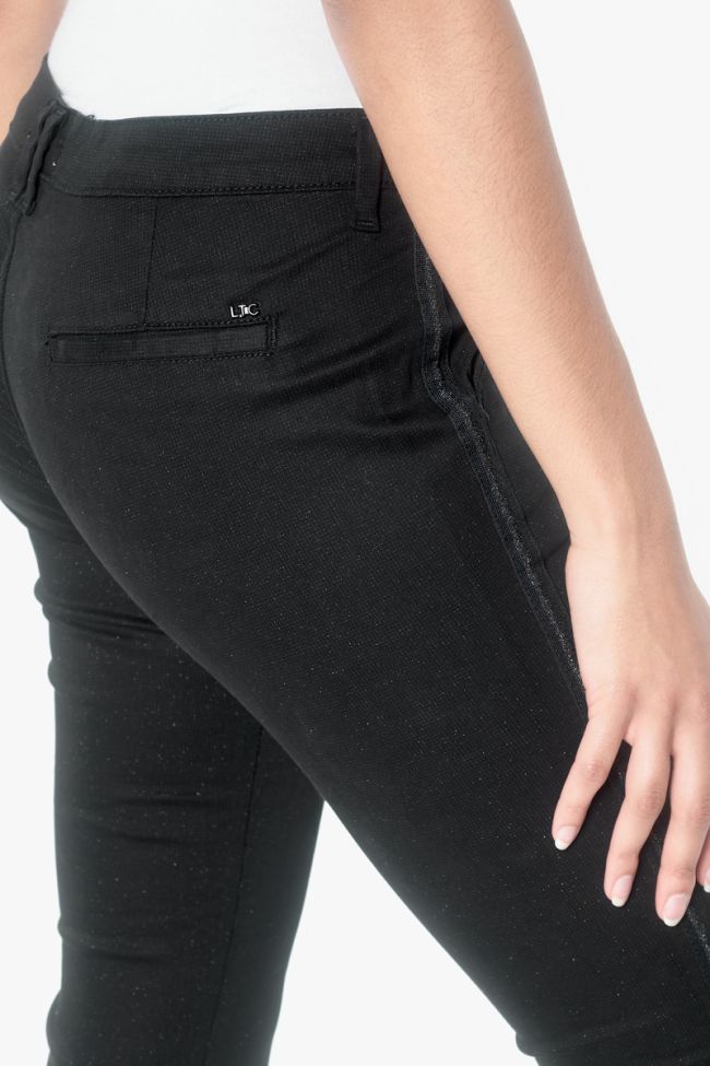 Pantalon Polly noir à paillettes