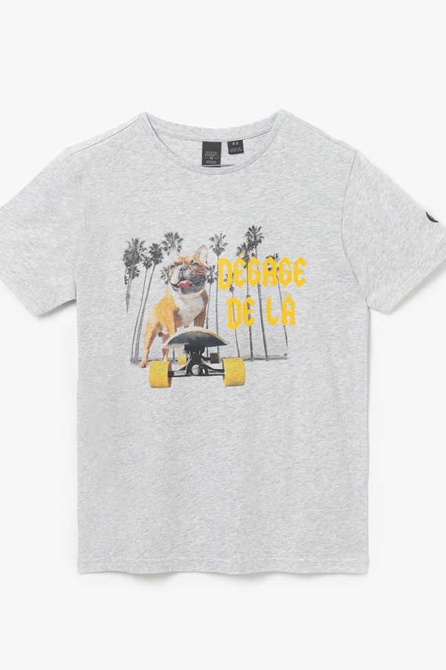 T-shirt Wakullabo imprimé gris