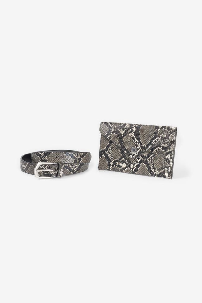 Ceinture Aubane à motif python