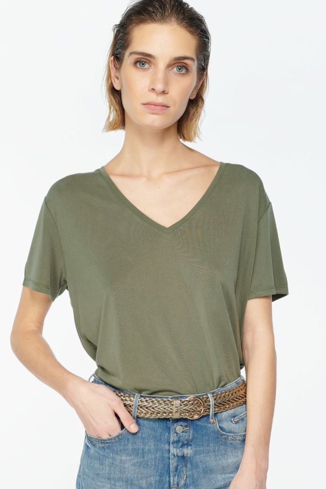 Ceinture en cuir Jova tressée dorée