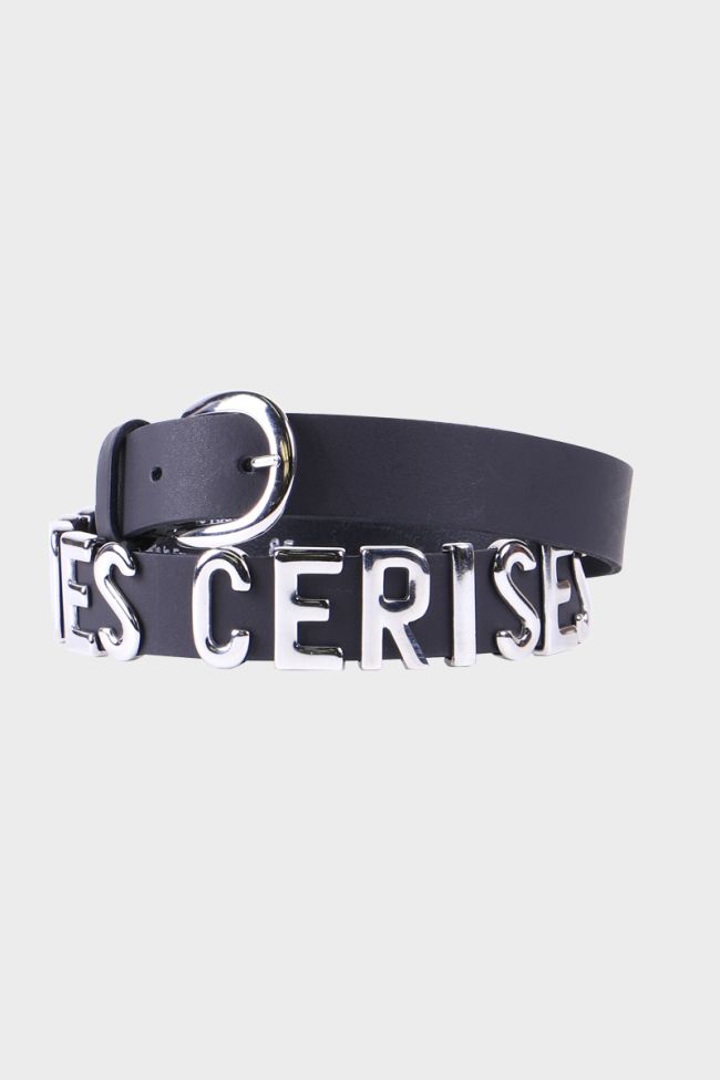 Ceinture Letter noire