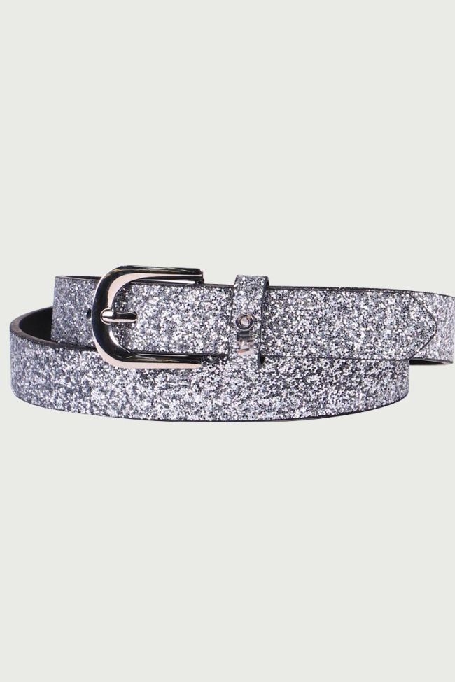 Ceinture Pailla à paillettes argentées