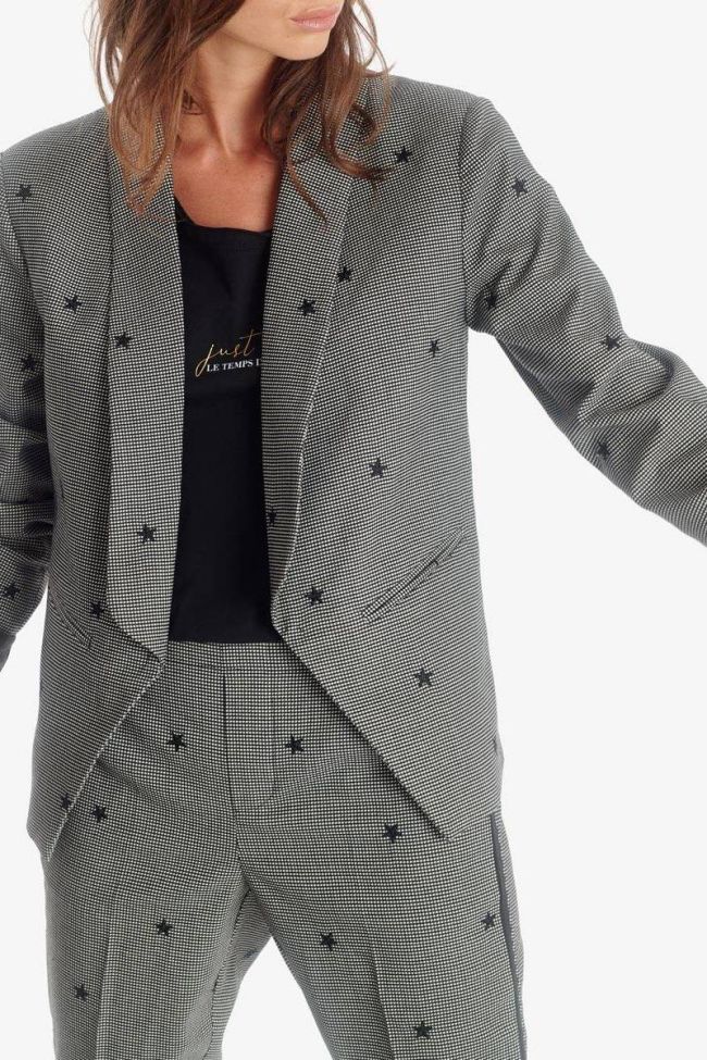Veste blazer Caille à étoiles