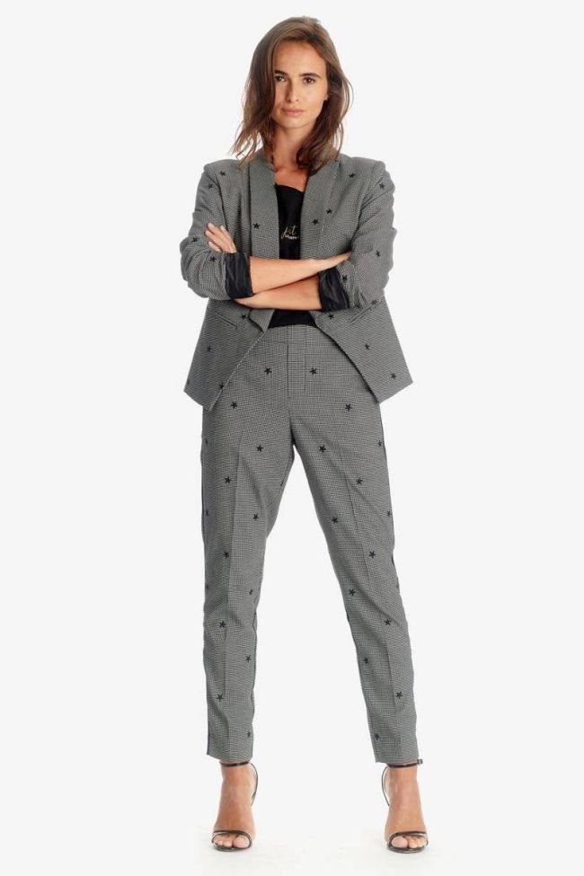 Veste blazer Caille à étoiles