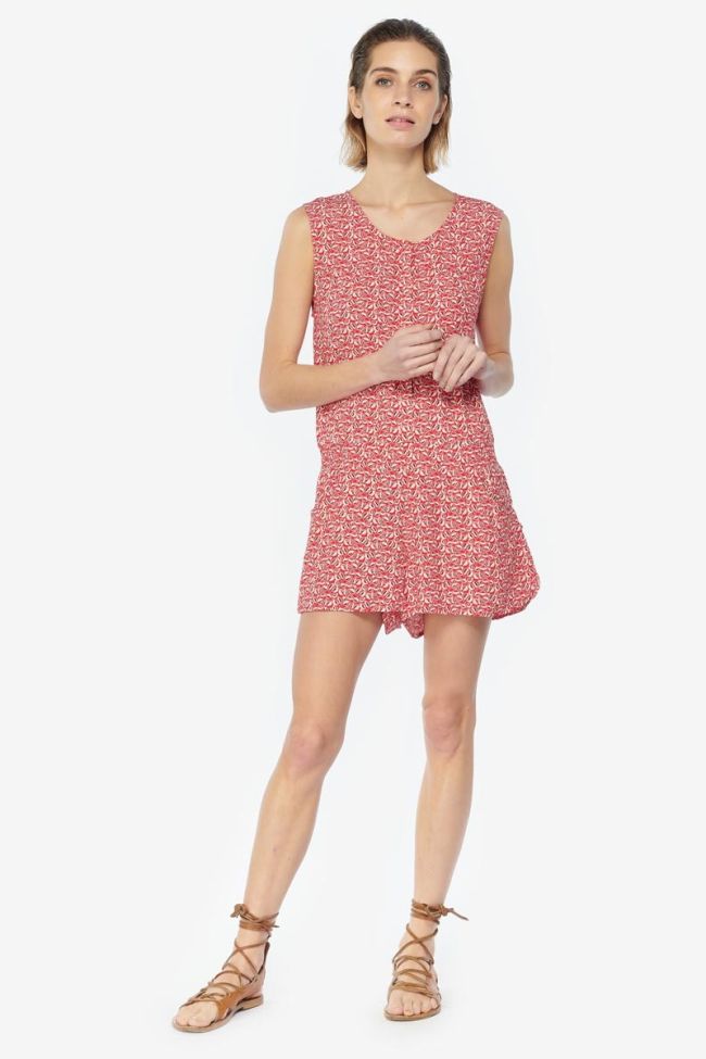 Combi-short Delia rouge