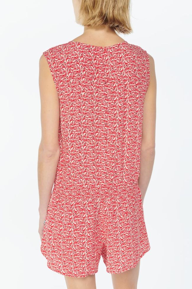 Combi-short Delia rouge