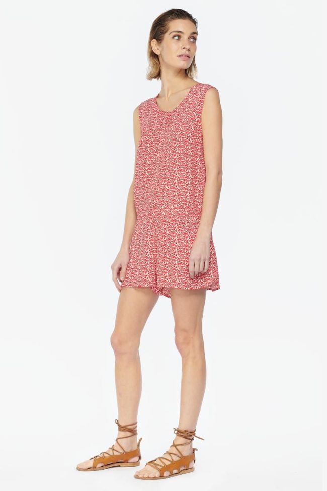 Combi-short Delia rouge