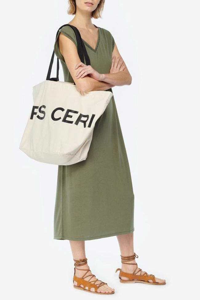 Sac en toile Java crème