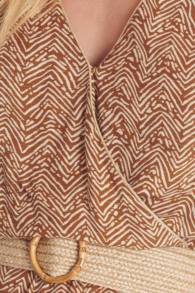 Combinaison Luba à motif ethnique