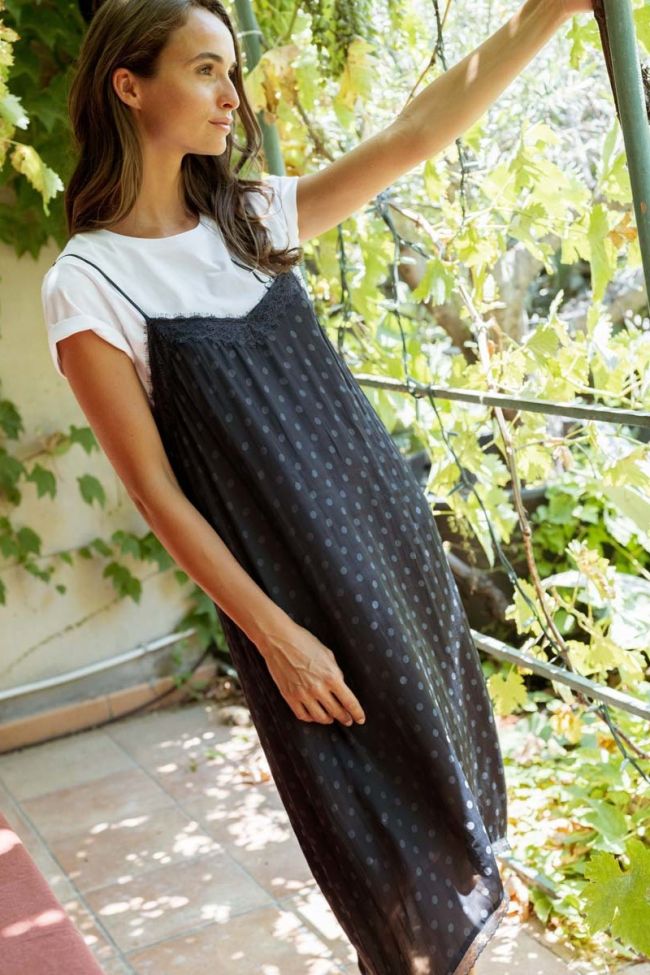 Robe Milos bleue-grise