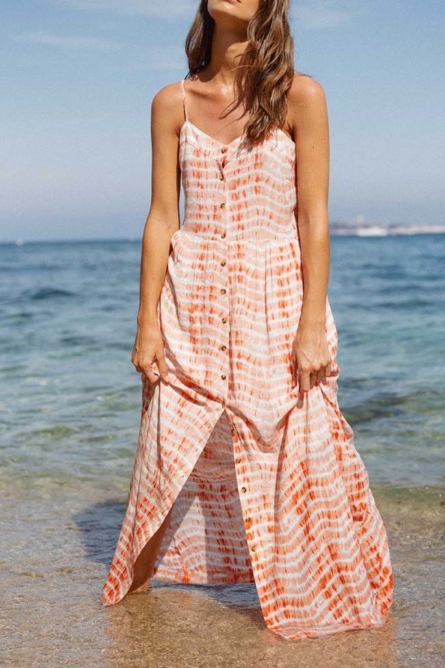 Robe longue Tildabis corail