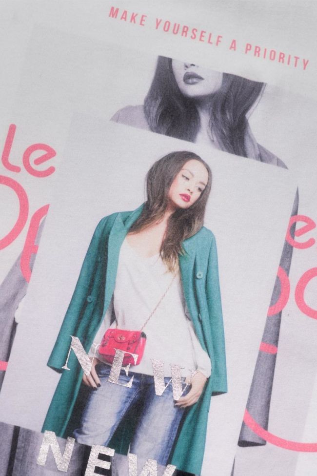 T-shirt Crystalgi blanc