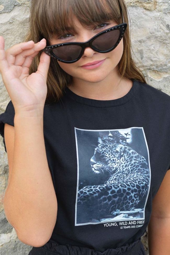 T-shirt imprimé Hellogi noir