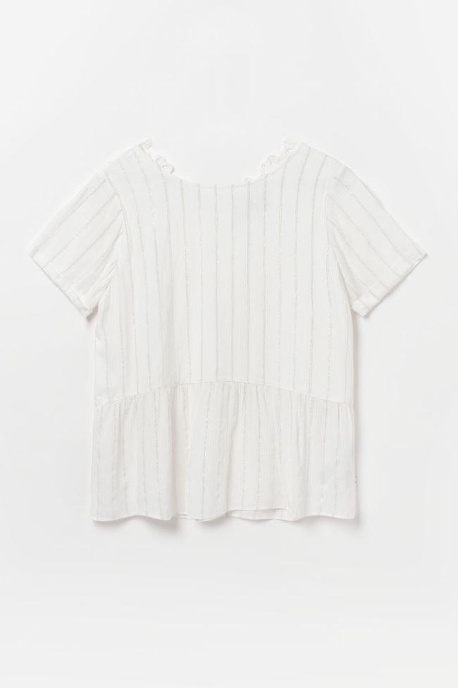 Top à basque Ispagi écru