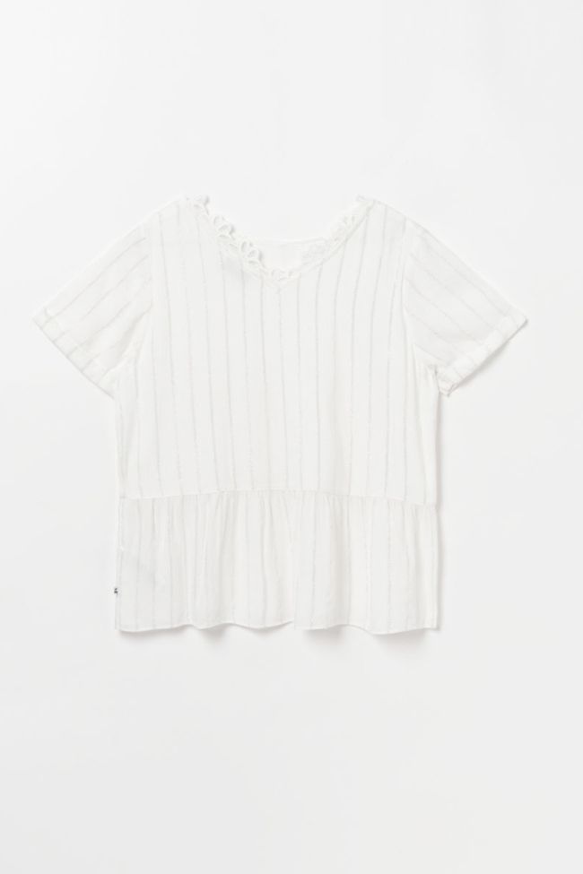 Top à basque Ispagi écru