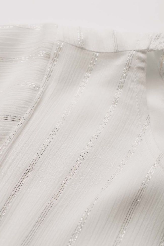 Top à basque Ispagi écru