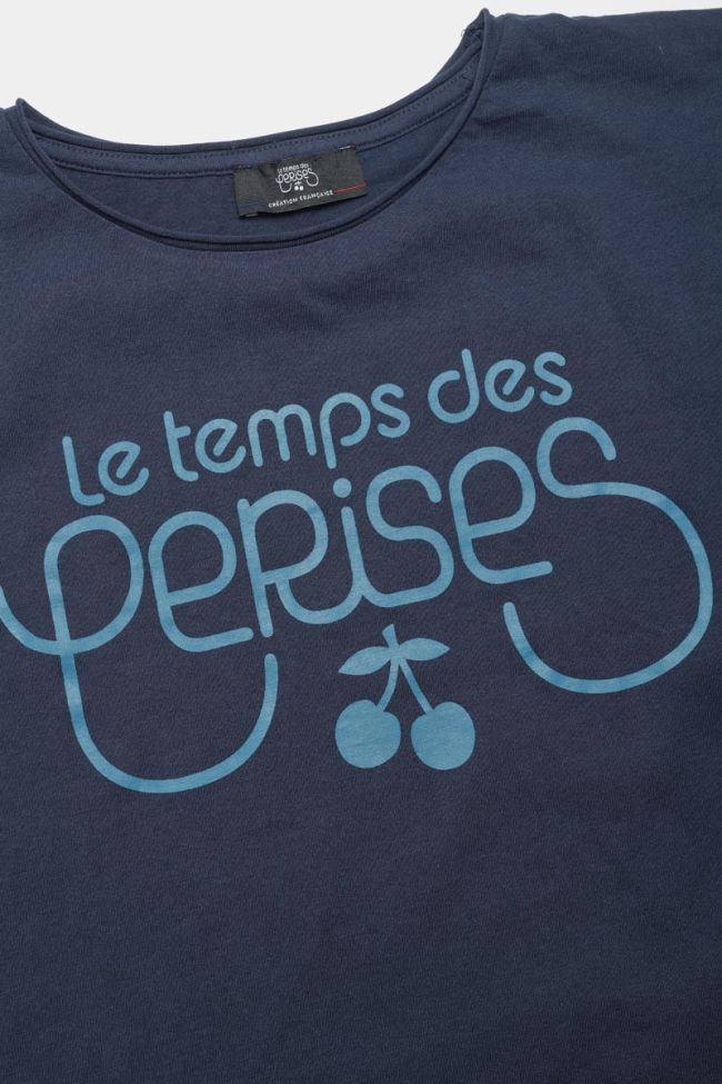T-shirt Musgi avec logo bleu
