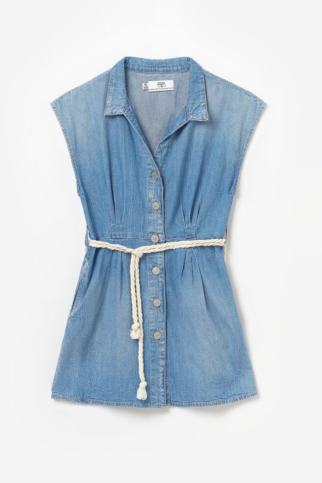 Robe en jeans Partman bleue