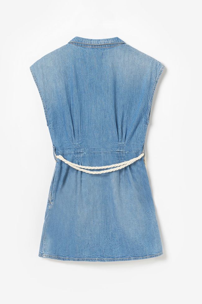 Robe en jeans Partman bleue