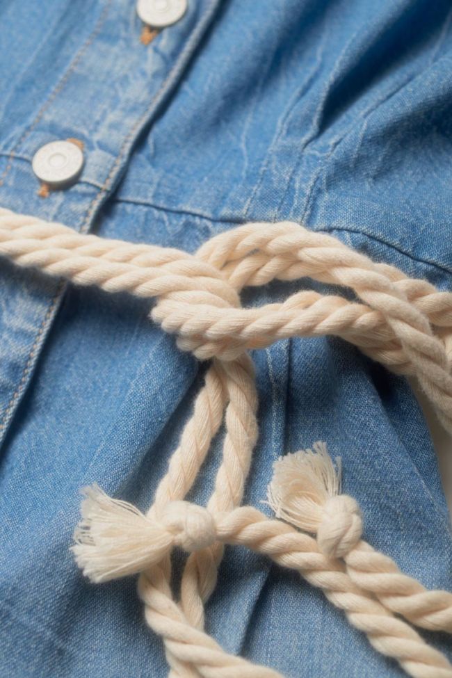 Robe en jeans Partman bleue