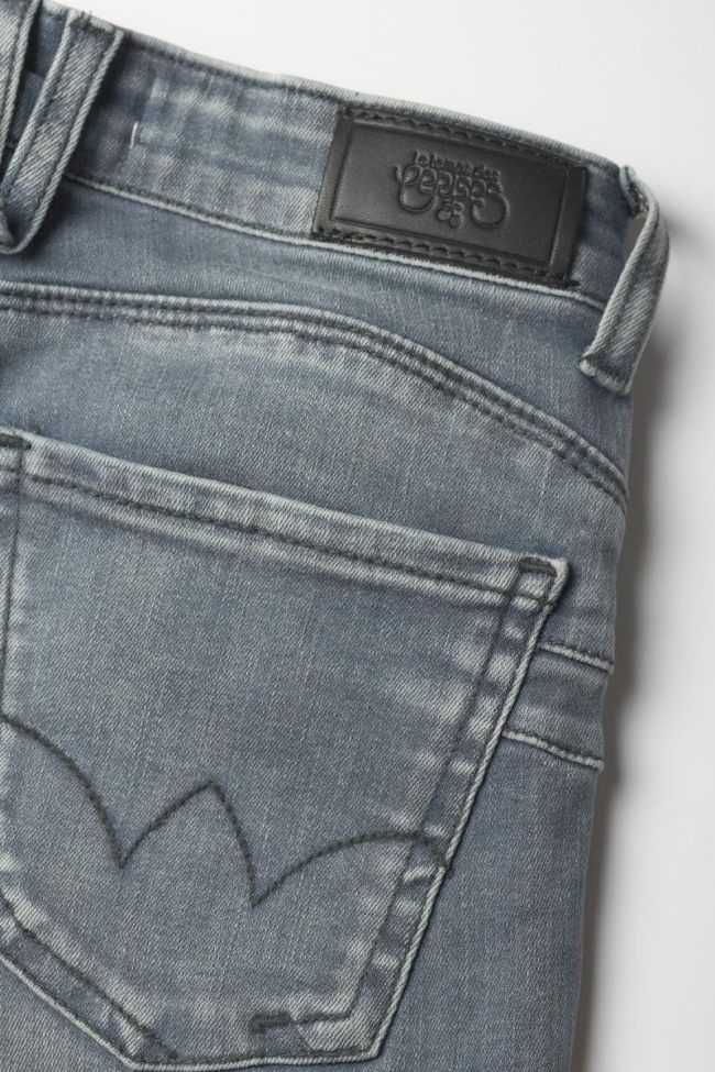 Jeans pulp slim taille haute bleu-noir N°4