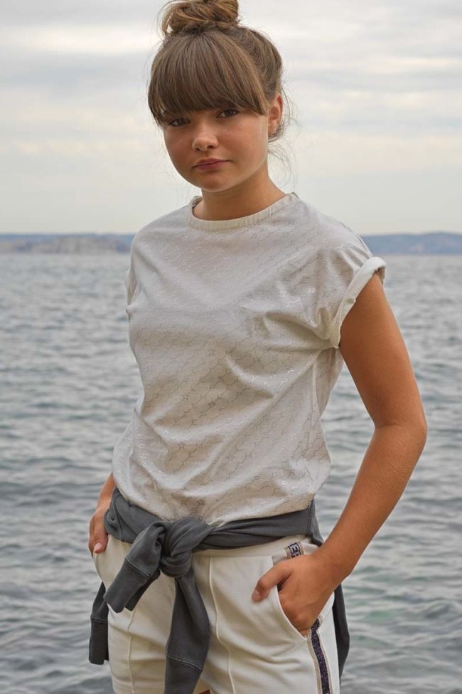 T-shirt Vickgi crème