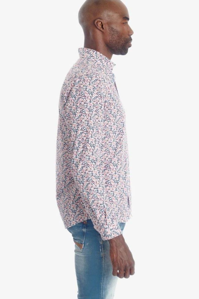 Chemise Baxel blanche à motif fleuri