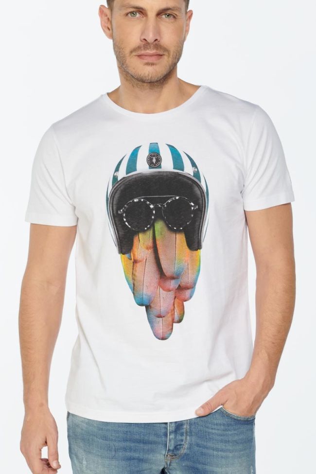 T-shirt Covent blanc imprimé