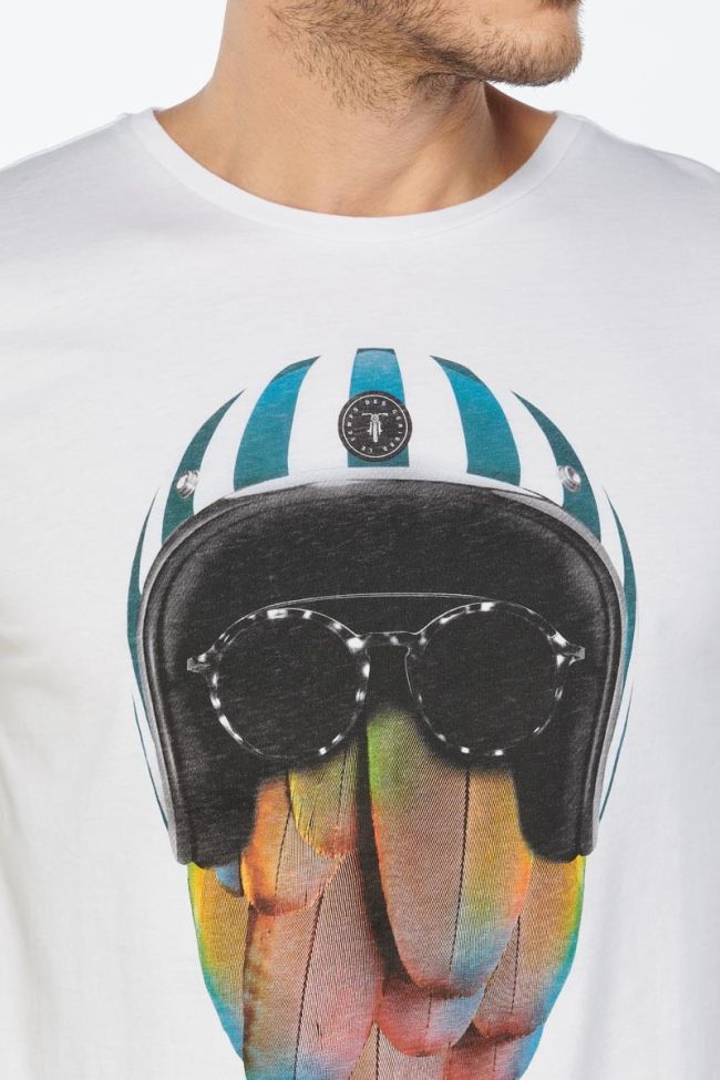 T-shirt Covent blanc imprimé