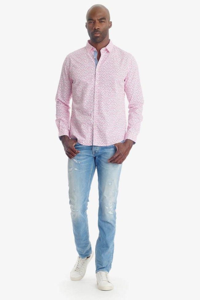 Chemise Daner blanche et rose