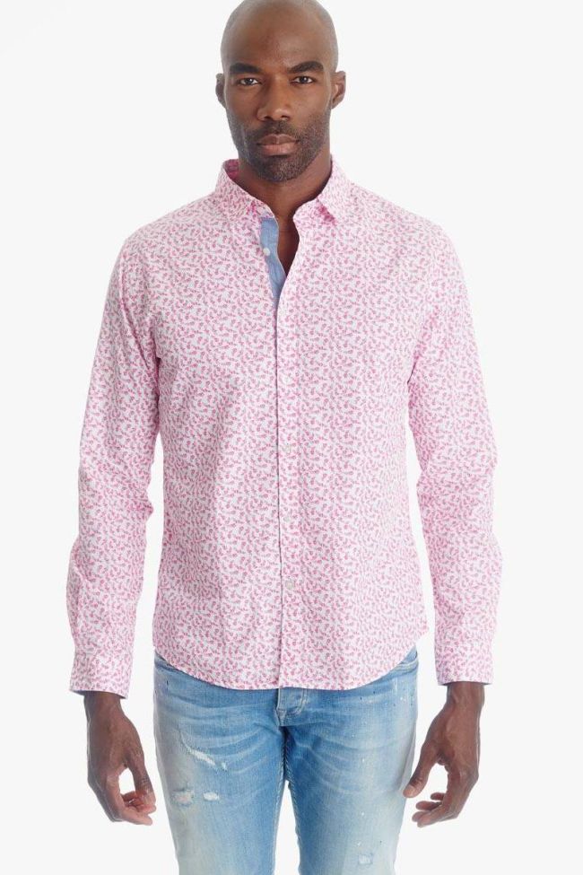 Chemise Daner blanche et rose