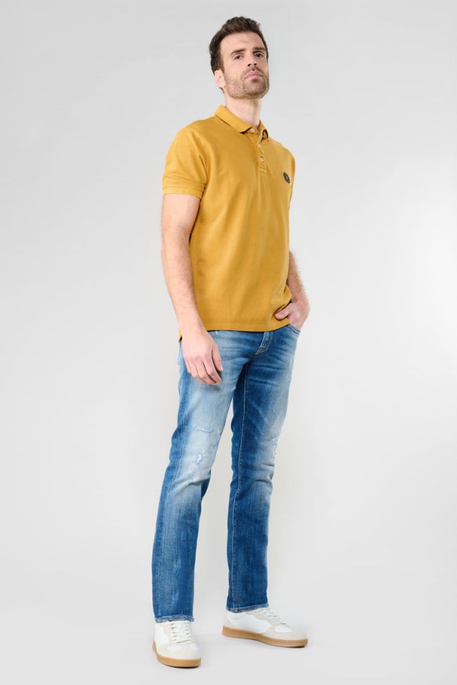Polo Dylon jaune moutarde