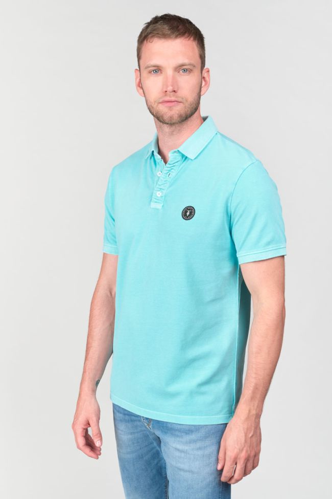 Polo Dylon bleu turquoise