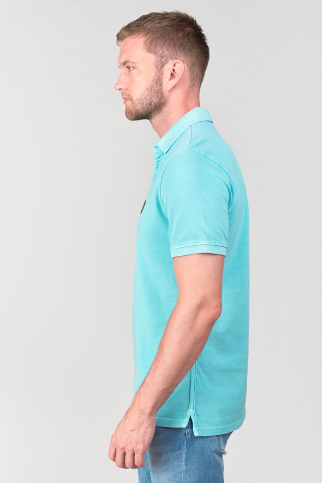 Polo Dylon bleu turquoise