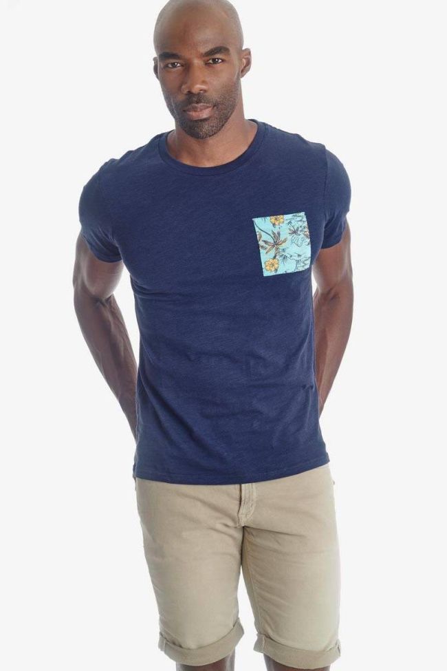 T-shirt Pilas bleu marine