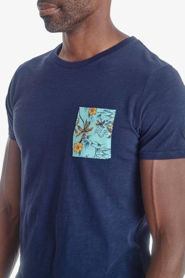 T-shirt Pilas bleu marine