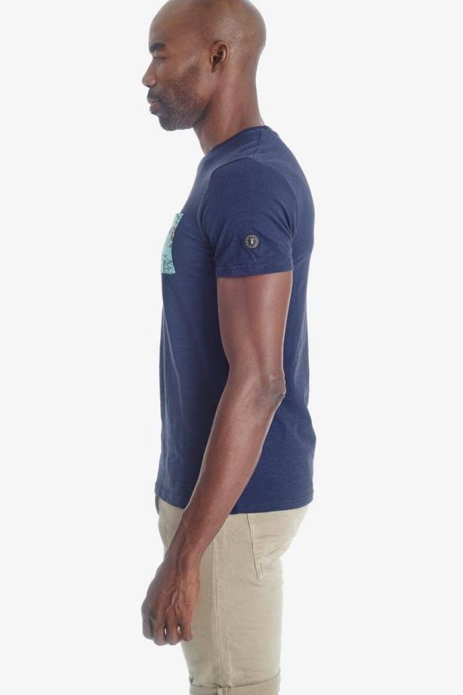T-shirt Pilas bleu marine