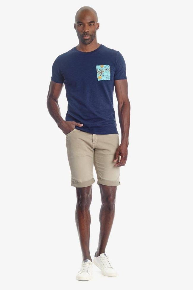 T-shirt Pilas bleu marine