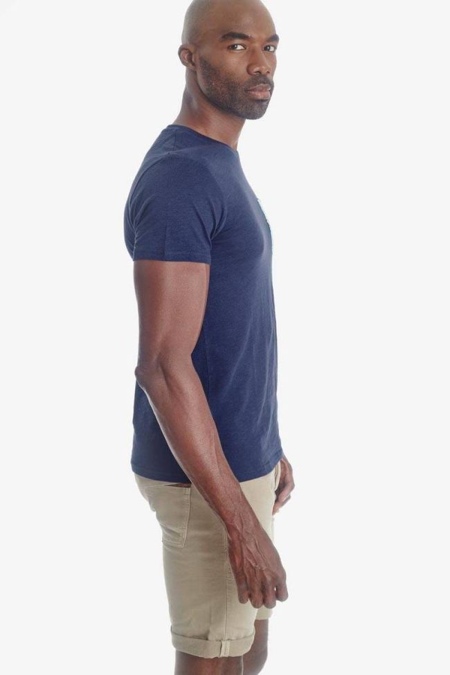 T-shirt Pilas bleu marine