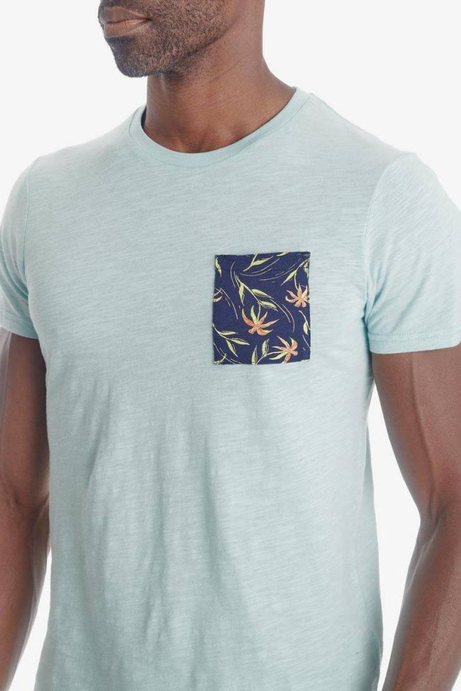 T- shirt Pilas bleu clair