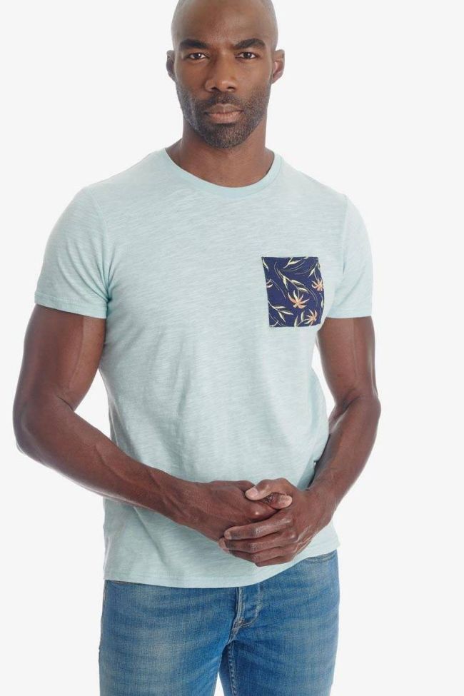 T- shirt Pilas bleu clair