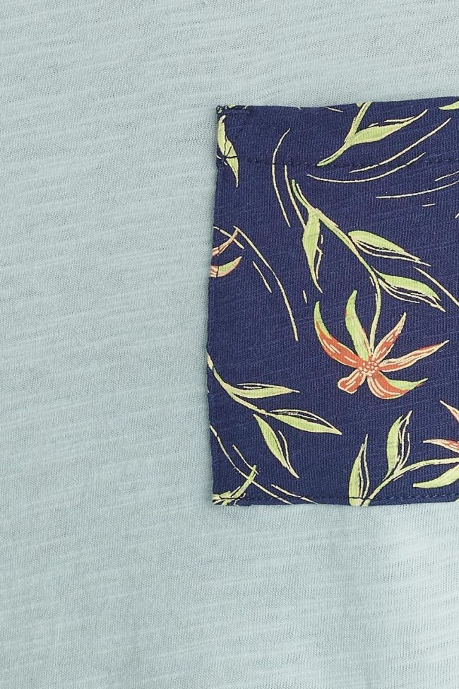 T- shirt Pilas bleu clair