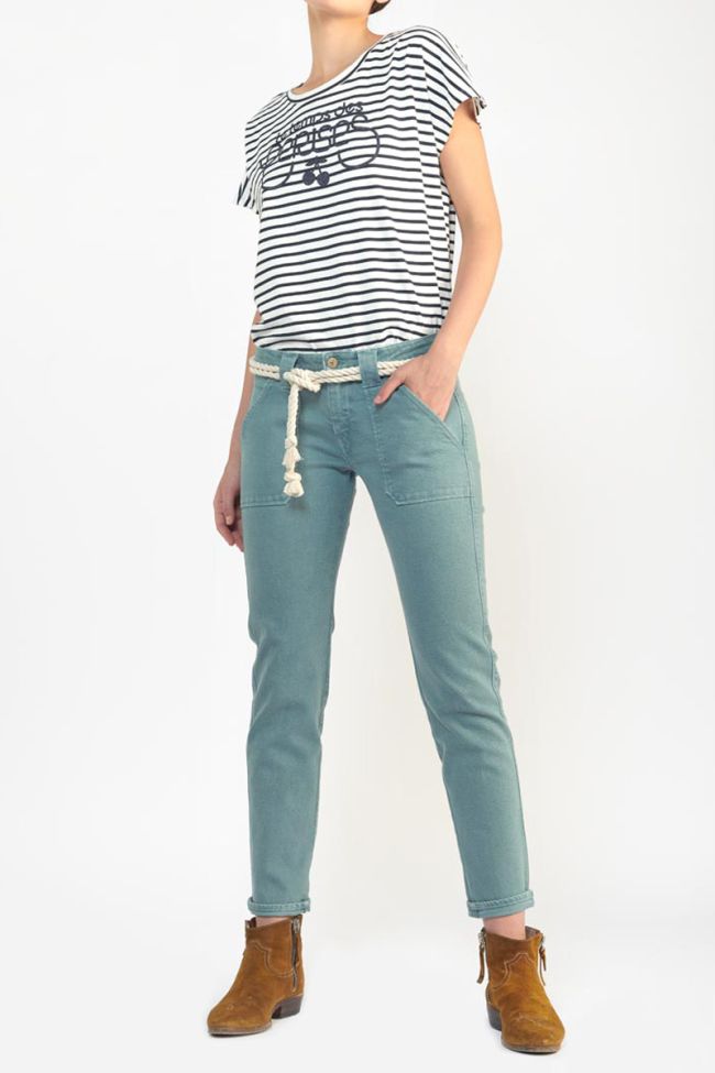 Ezra2 200/43 boyfit jeans vert d'eau