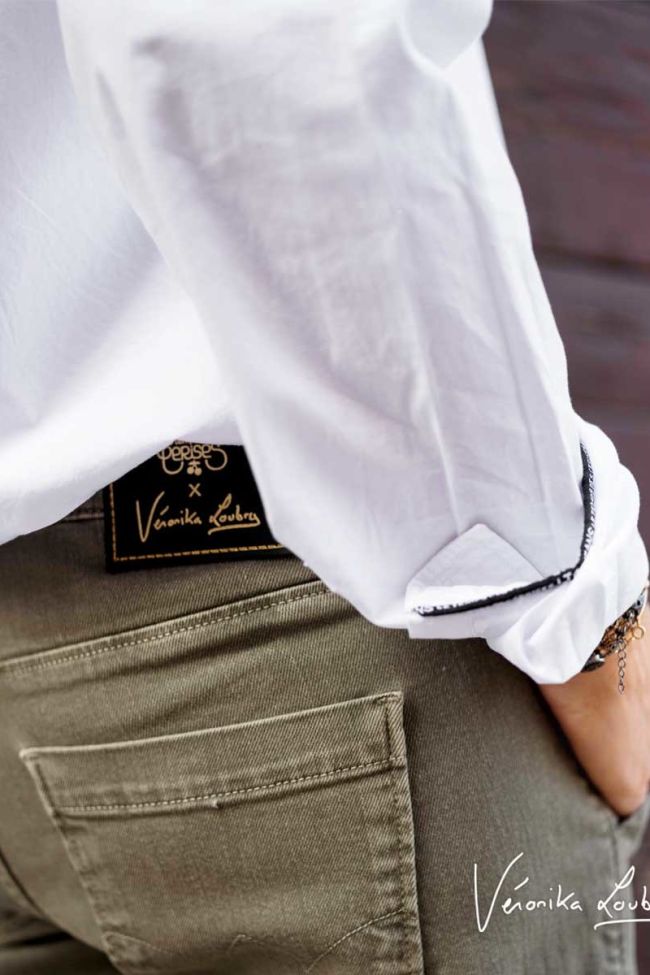 Reggae 200/43 boyfit by Véronika Loubry jeans kaki