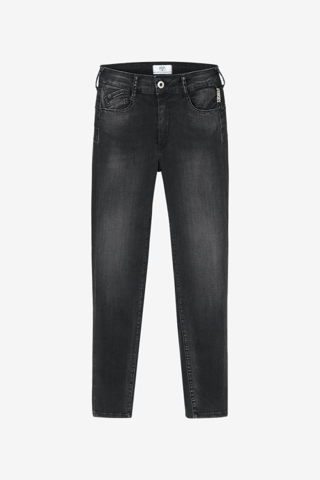Jeans pulp slim Acya taille haute 7/8ème noir N°1