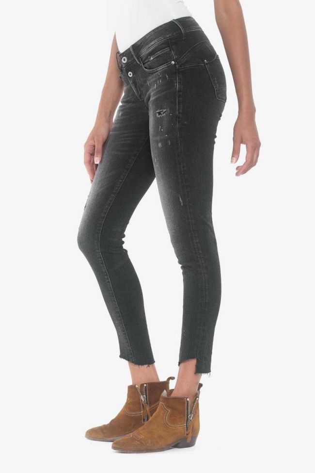 Alais pulp slim 7/8ème jeans destroy noir N°1 